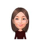 Samsung Galaxy S9 or S9+ AR Personalized Emoji - Long Hair Middle Part
