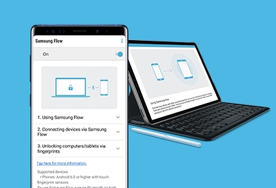 Get started using Samsung Flow