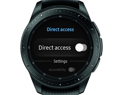 Turn on Direct Access on Your Galaxy Watch