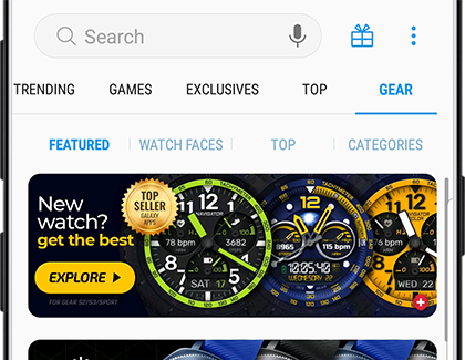 Galaxy Apps on the Watch
