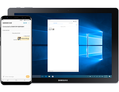 Transfer Files to and from Your PC Using Samsung Flow