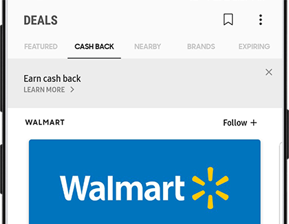 Earn cash back in Samsung Pay