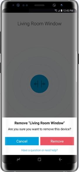 Remove a Device from the ADT Security Hub