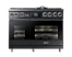48 Inch Dual-Fuel Steam Range with Integrated Griddle