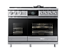 48 Inch Dual-Fuel Steam Range with Integrated Griddle