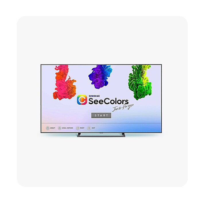 See Colors The start screen of the SeeColors app is open.