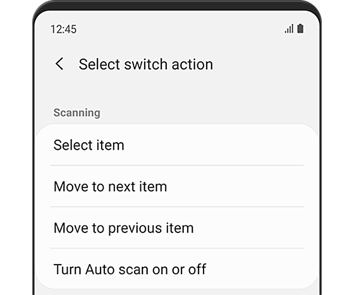 Switch action