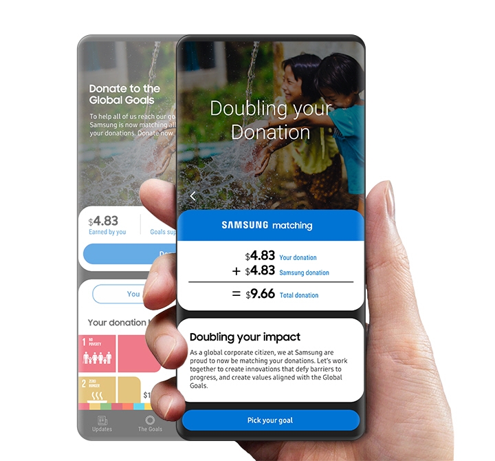 Samsung doubles your impact