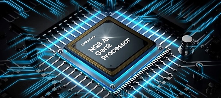 Our most advanced AI powered 8K processor Our most advanced AI powered 8K processor