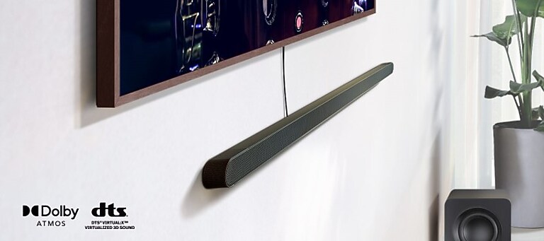 Clutter-free surround sound