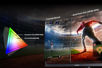 Brilliant Color with QLED Brilliant Color with QLED