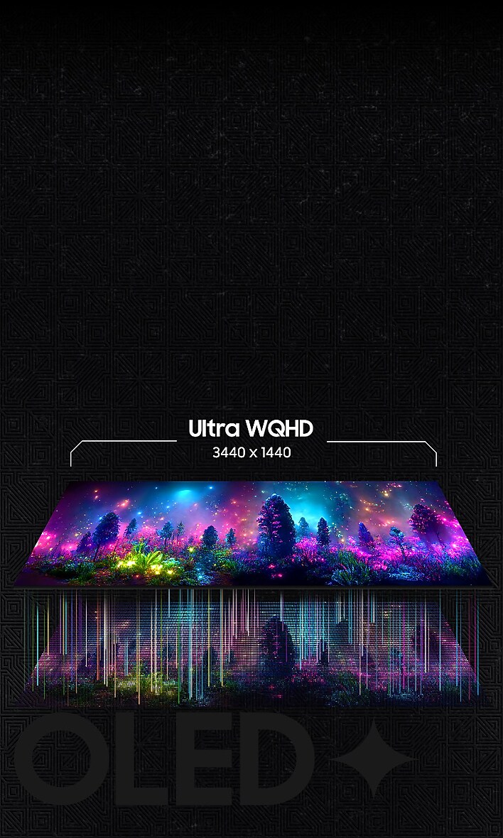 Detailed OLED worlds live on a wide, vibrant screen Detailed OLED worlds live on a wide, vibrant screen