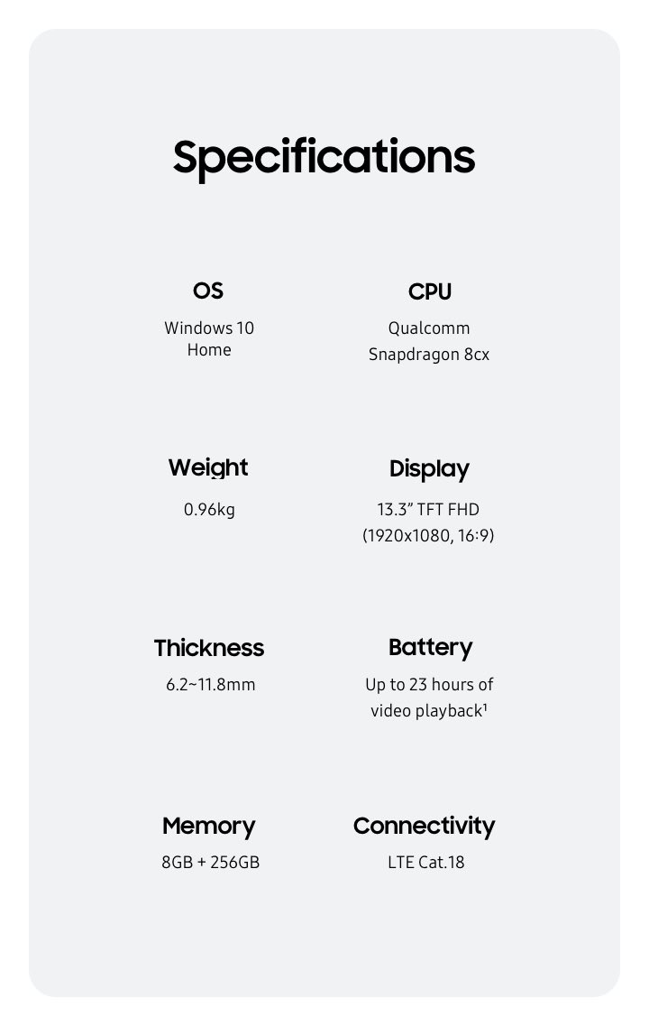 Specifications Specifications