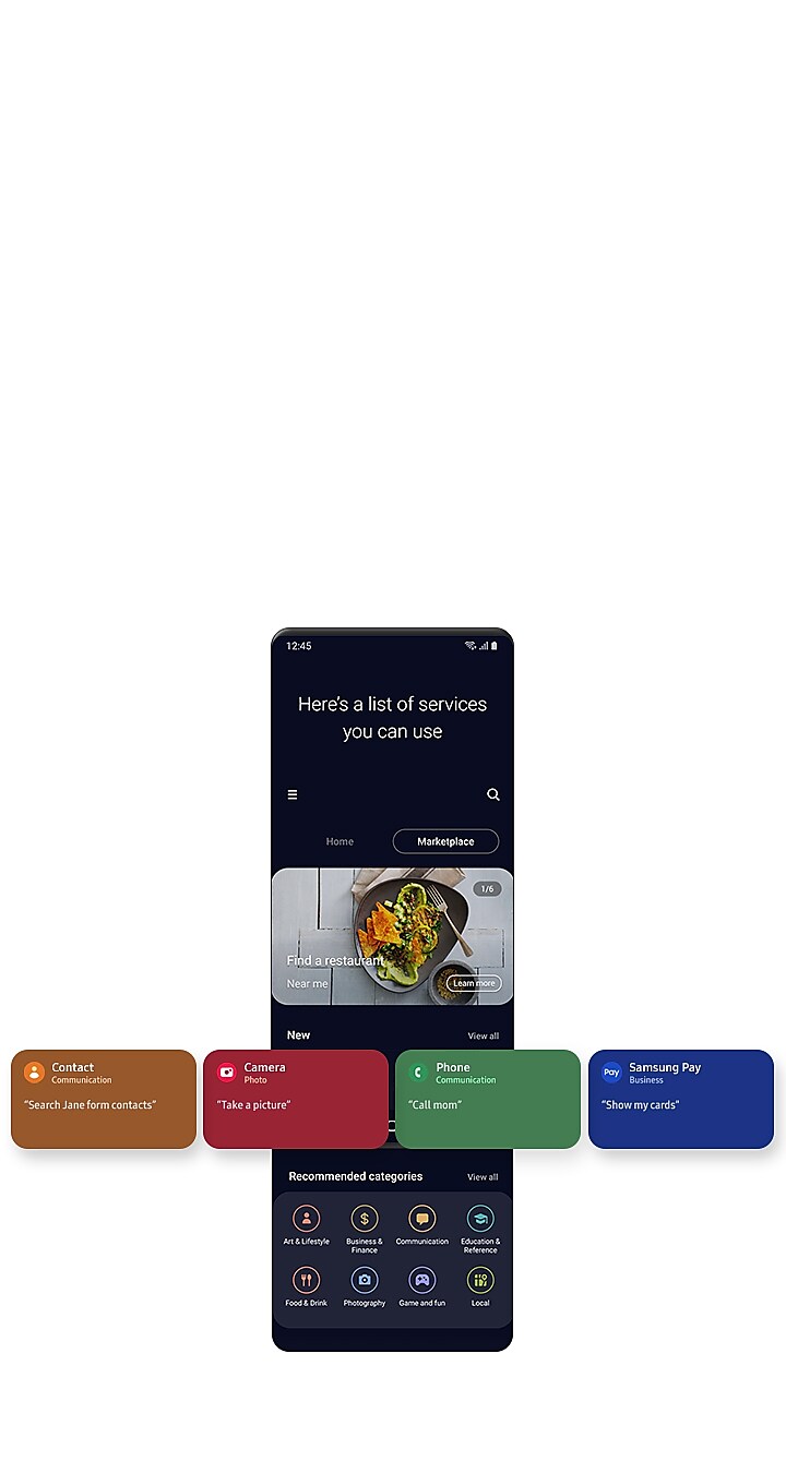 Discover more of Bixby’s capabilities Discover more of Bixby’s capabilities