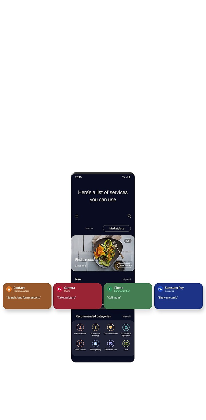 Discover more of Bixby’s capabilities Discover more of Bixby’s capabilities