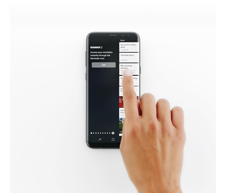 Edge Panel Samsung Bixby: Easily Access Reminders
