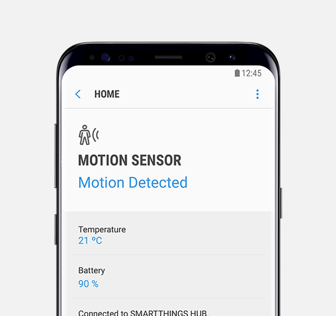 Samsung Connect: Setup Motion Sensors Samsung Connect: Setup Motion Sensors