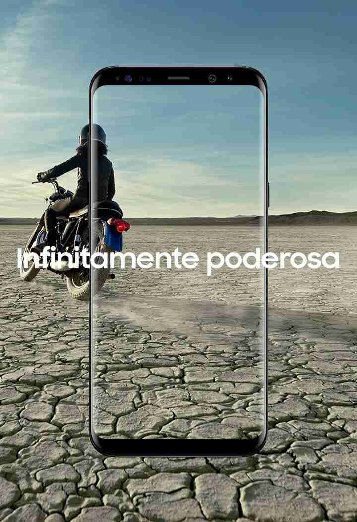 Potente pantalla en el Samsung Galaxy S8 Potente pantalla en el Samsung Galaxy S8