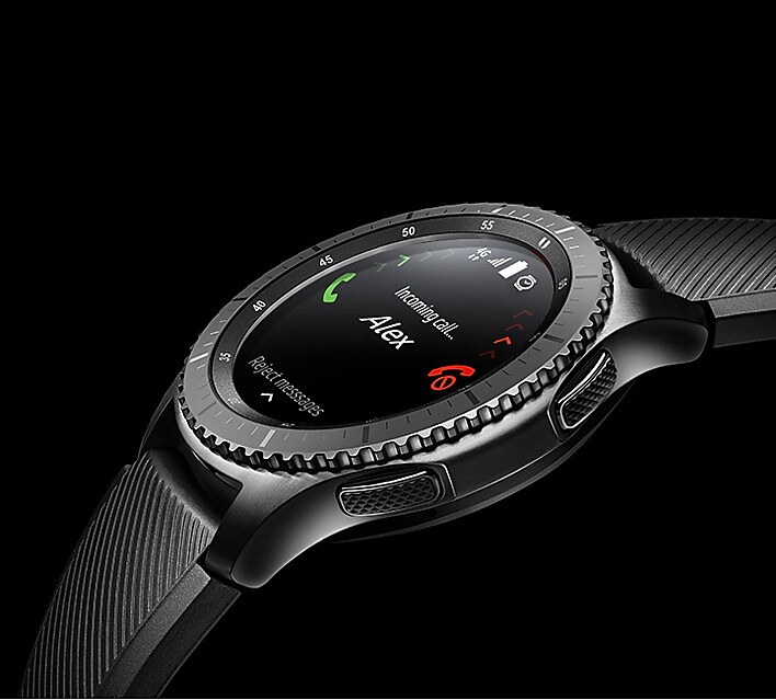 4G LTE Gear S3 with incoming call 4G LTE Gear S3 with incoming call