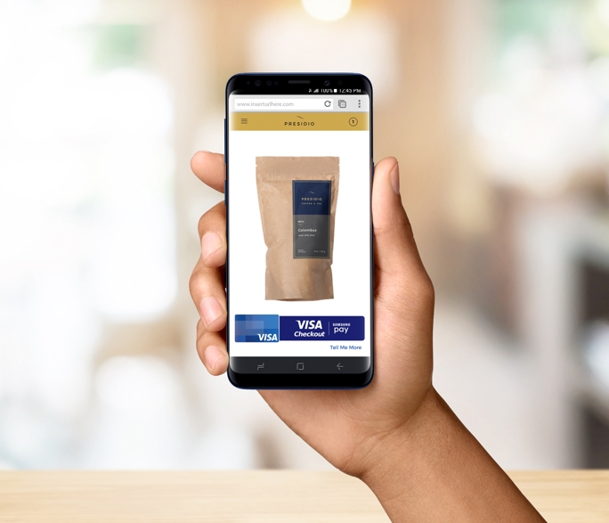 Using Samsung Pay on the Galaxy Note9 to practice shopping safety tips