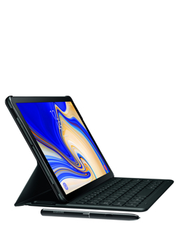 Samsung Galaxy Tab S4 tablet shown from the side Samsung Galaxy Tab S4 tablet shown from the side