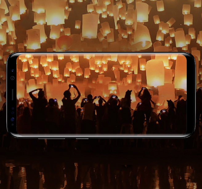 Samsung Galaxy S8 con cámara frontal