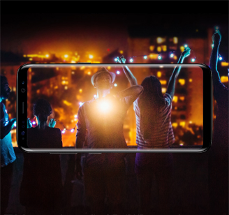 Samsung Galaxy S8 with front-facing camera Samsung Galaxy S8 with front-facing camera