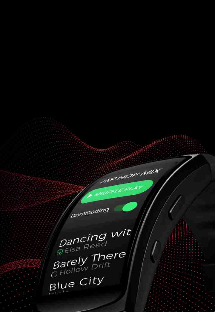 Samsung Gear Fit 2 Pro: Sync to Spotify & Store up to 500 Songs Samsung Gear Fit 2 Pro: Sync to Spotify & Store up to 500 Songs