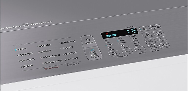 12 Preset Drying Cycles
