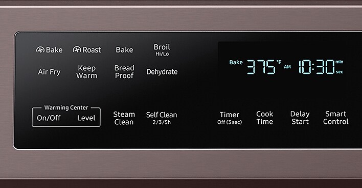 Cooking simplified with easy preset buttons Cooking simplified with easy preset buttons