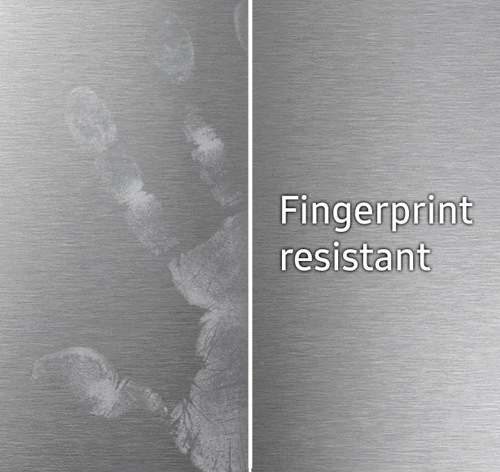 All shine Samsung Stainless Steel Slide-In Electric Range with Fingerprint Resistant Finish