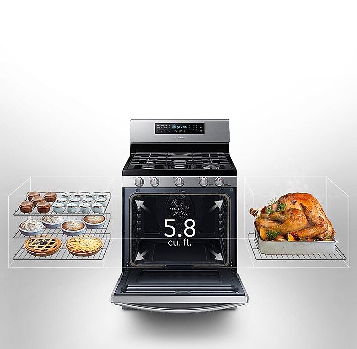 5.8 cu. ft. Large Capacity