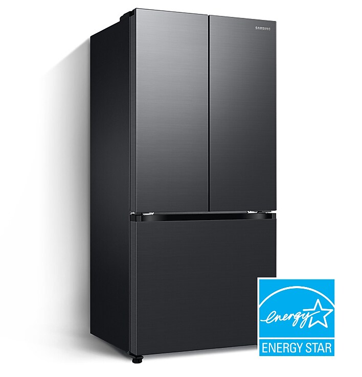 ENERGY STAR certified French Door Refrigerator in Black Steel ENERGY STAR certified French Door Refrigerator in Black Steel