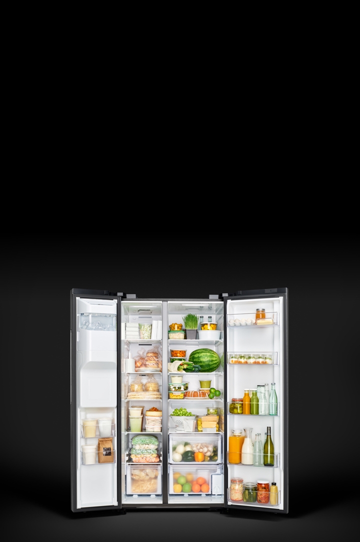 More space, fewer trips to the store More space, fewer trips to the store