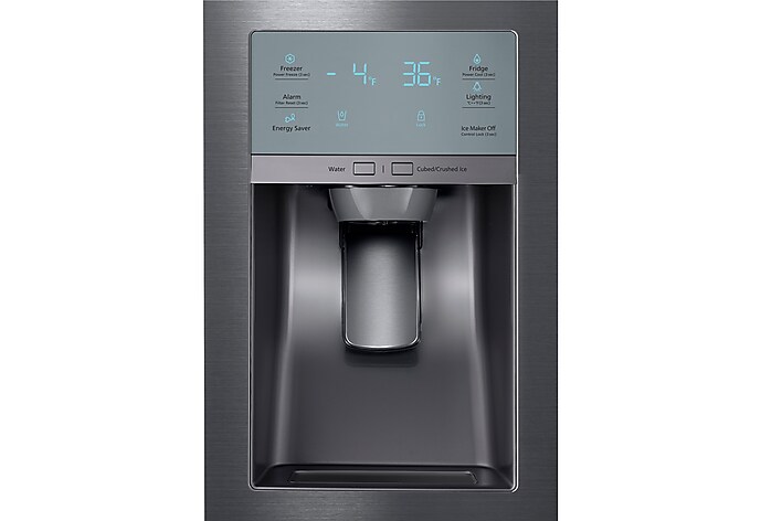 External water and ice dispenser