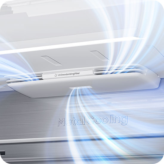 Keep your fridge fresh every day Samsungs Twin Cooling System