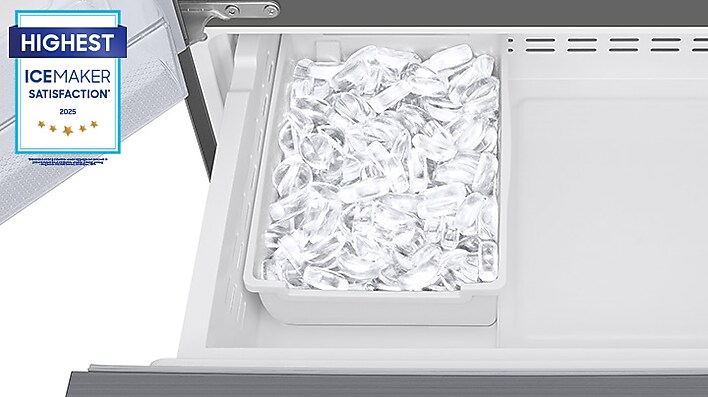 Effortless and always ready-to-serve ice Effortless and always ready-to-serve ice