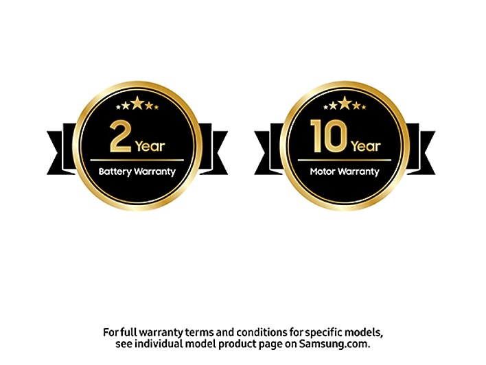 10-Year Motor Warranty & 2-Year Battery Warranty 10-Year Motor Warranty & 2-Year Battery Warranty