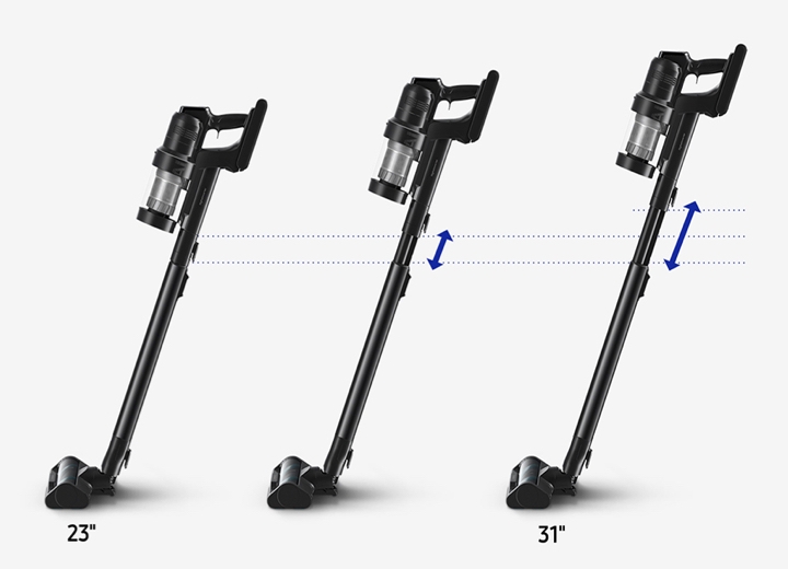 Jet Stick Vacuum with Short Brush Attachment Tool Vacuuming a Hardwood Table Jet Stick Vacuum with Short Brush Attachment Tool Vacuuming a Hardwood Table