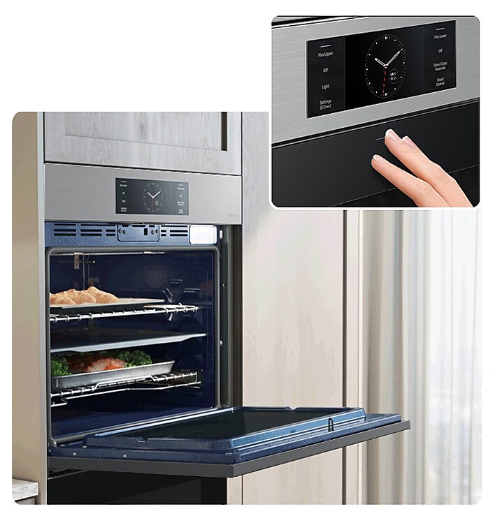 Double Wall Oven with LCD Display without Handle Double Wall Oven with LCD Display without Handle