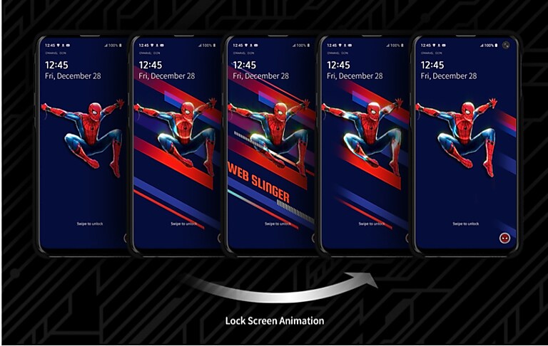 Galaxy Friends lively lock screen Galaxy Friends lively lock screen