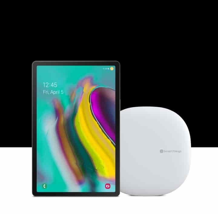 Get a free SmartThings Hub with the Tab S5e Get a free SmartThings Hub with the Tab S5e