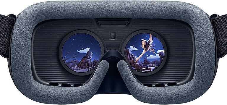 Looking through the Samsung Virtual Reality Gear VR Goggles Looking through the Samsung Virtual Reality Gear VR Goggles