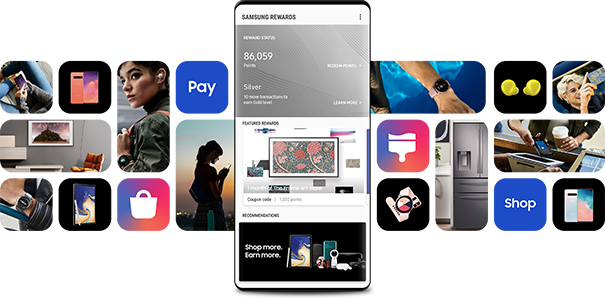Get rewarded with Samsung. Get rewarded with Samsung.