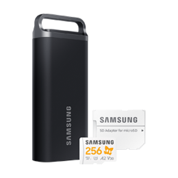 Portable SSD T5 EVO 4 TB USB 3.2 Gen 1 (Black) Portable SSD T5 EVO 4 TB USB 3.2 Gen 1 (Black)