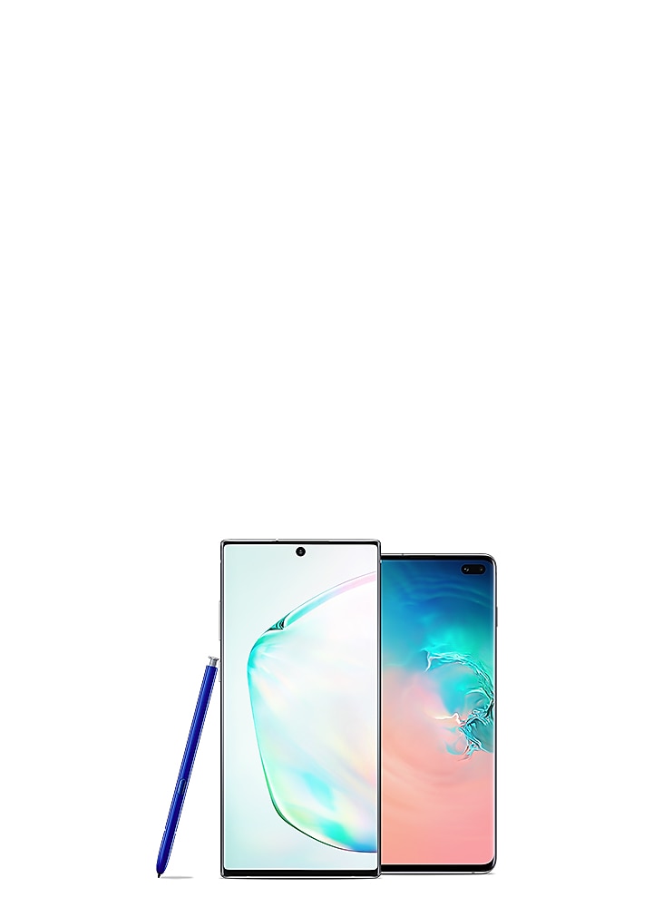 Save up to $600 on a Galaxy Note10 or S10 with eligible trade-in. Save up to $600 on a Galaxy Note10 or S10 with eligible trade-in.
