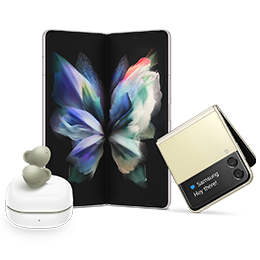 Get the highest online instant trade-in valuesᵝ with Galaxy Z Fold3 5G or Z Flip3 5Gθ Get the highest online instant trade-in valuesᵝ with Galaxy Z Fold3 5G or Z Flip3 5Gθ