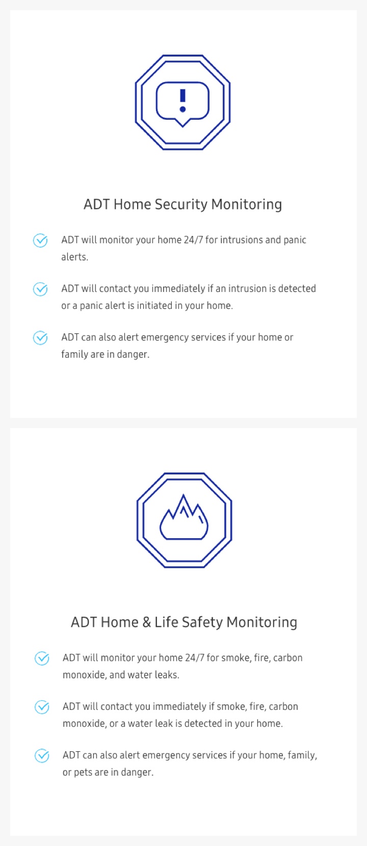 ADT Home Security Monitoring and ADT Home & Life Monitoring ADT Home Security Monitoring and ADT Home & Life Monitoring