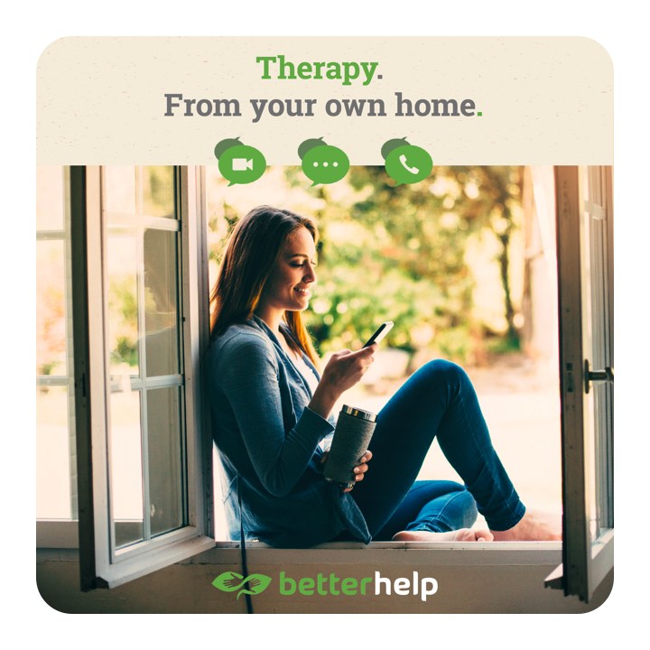 Take care of your mental health with Betterhelp. Take care of your mental health with Betterhelp.
