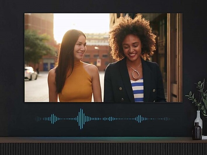 Automatically adjusted AI-powered audio Automatically adjusted AI-powered audio